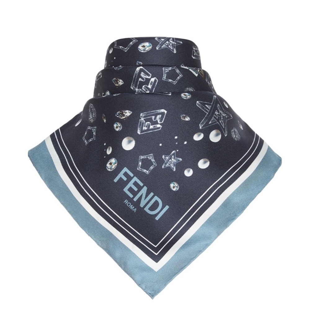 NWT Fendi starry night 🌌 foulard scarf